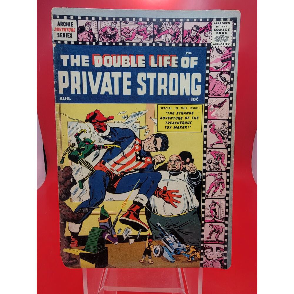 Double Life of Private Strong # 1 Simon & Jack Kirby | Archie Comics 1959